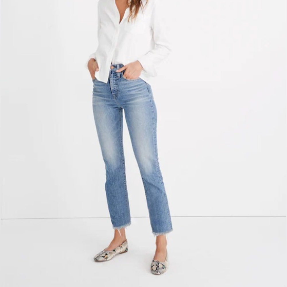 Madewell Women’s The Perfect Vintage Jean Size 30 Tall High Rise Tapered Fit